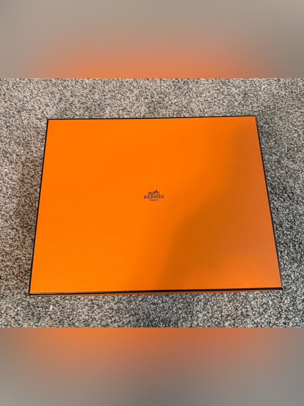 Orange Hermes decorative box. EUC